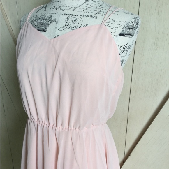 🌷Asos Pink Chiffon Stretch Dress🌷 - Picture 4 of 6